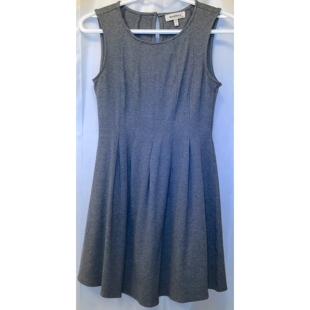 Monteau grey dress A line style